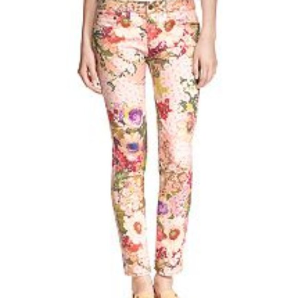 Tory Burch Izzy Floral Jeans - Picture 3 of 12